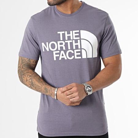 The North Face - Camiseta estándar A4M7X Morado