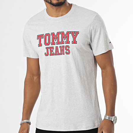 Tommy Jeans - Tee Shirt Essential 6405 Gris Chiné