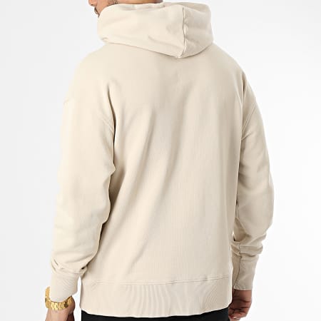 Tommy Jeans - Sudadera con capucha XS Badge Beige