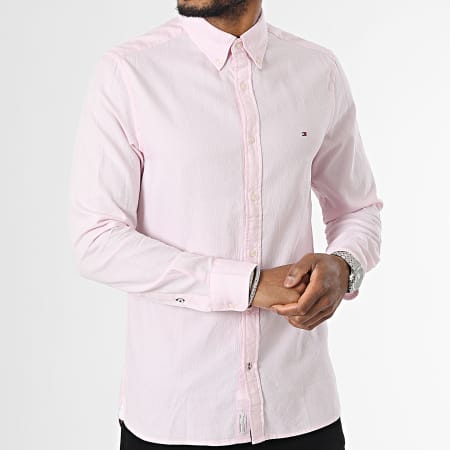Tommy Hilfiger - Chemise Manches Longues Natural Soft Dobby 0687 Rose