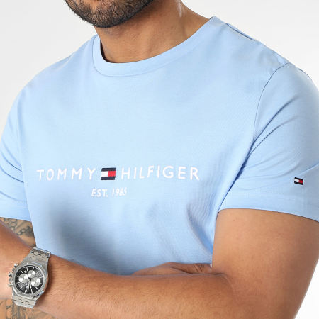 Tommy Hilfiger - Tommy Logo 1797 Tee Shirt Azzurro