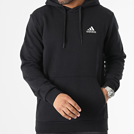 Adidas Sportswear - Feelcozy GV5294 Felpa con cappuccio nero