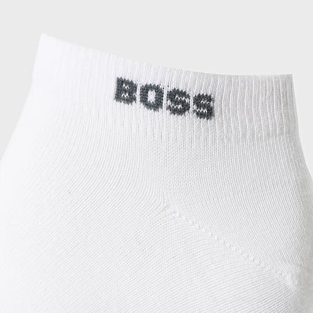 BOSS - Lot De 5 Paires De Chaussettes Uni 3197 Blanc