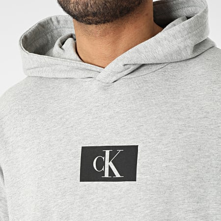 Calvin Klein - NM2416E Felpa con cappuccio grigio erica