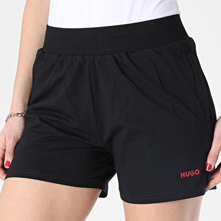 HUGO - Shorts Shuffle Jogging Mujer Negro