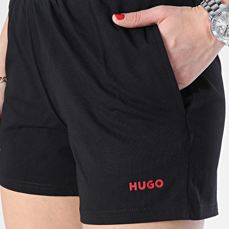 HUGO - Shorts Shuffle Jogging Mujer Negro
