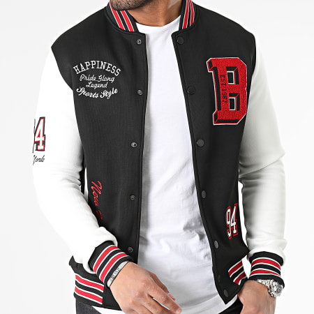 MTX Veste Teddy Noir Blanc Ryses