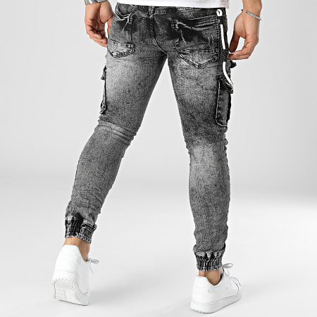 MTX - Jeans Cargo Slim grigio antracite