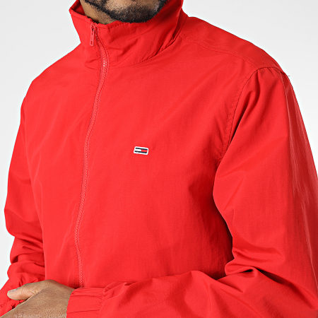 Tommy Jeans - Veste Zippée Essential Jacket 5916 Rouge