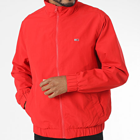 Tommy Jeans - Veste Zippée Essential Jacket 5916 Rouge