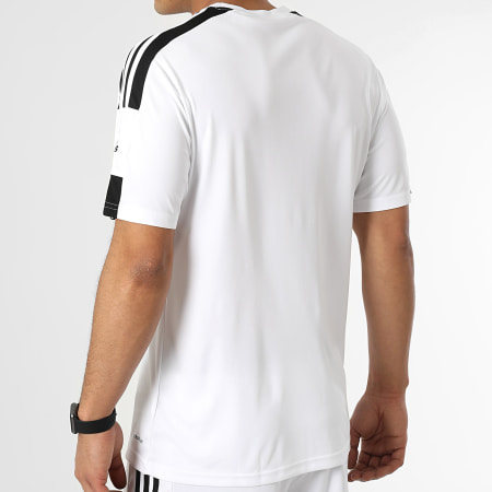 Adidas Sportswear - Ensemble Tee Shirt Et Short Jogging A Bandes GN5723 GN5773 Blanc