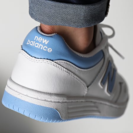 New Balance - Sneakers 480 BB480LTC Bianco Blu Sky
