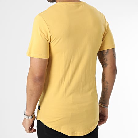 Only And Sons - Tee Shirt Oversize Matt Longy Jaune