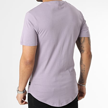 Only And Sons - Tee Shirt Oversize Matt Longy Violet
