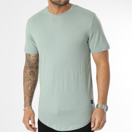 Only And Sons - Camiseta oversize Matt Longy verde