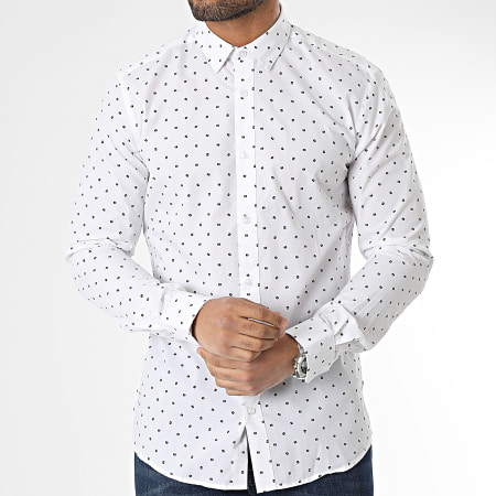 Only And Sons - Chemise Manches Longues Sane Blanc