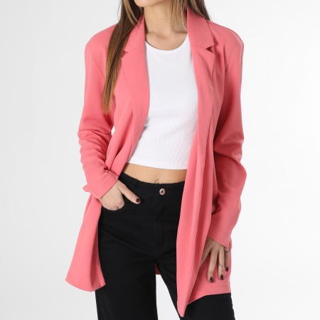 Only - Giacca blazer rosa da donna Geggo