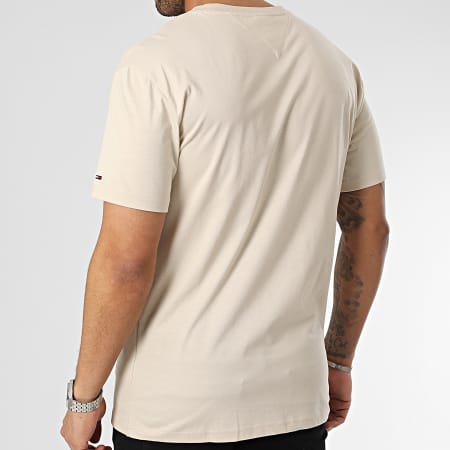 Tommy Jeans - Camiseta Classic Linear 4984 Beige