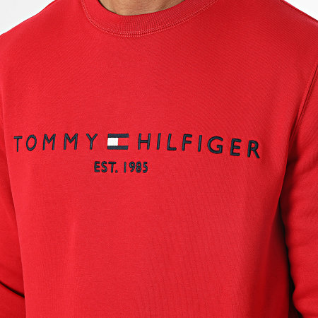 Tommy Hilfiger - Sweat Crewneck Tommy Logo 1596 Rouge