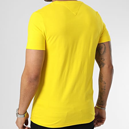 Tommy Hilfiger - Camiseta Brand Love Small Love Logo Amarillo