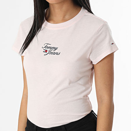 Tommy Jeans - Camiseta Logo Essential Mujer 5441 Rosa