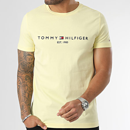 Tommy Hilfiger - Camiseta Tommy Logo 1797 Light Yellow
