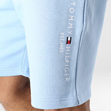 Short Jogging Tommy Logo 2198 Bleu Clair