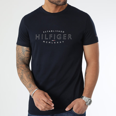 Tommy Hilfiger - Tee Shirt 0034 Bleu Marine