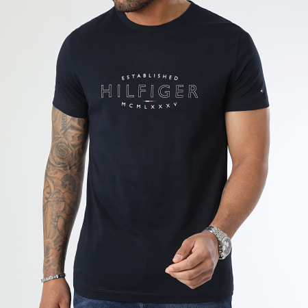 Tommy Hilfiger - Tee Shirt 0034 Bleu Marine