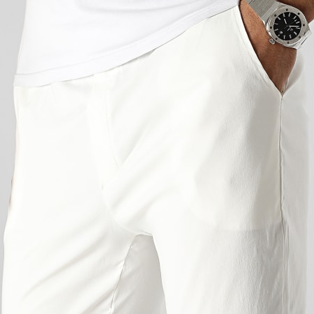 Uniplay - T3906 Pantaloni cargo bianchi