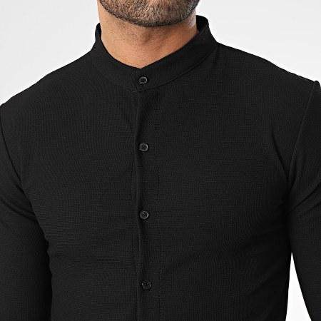 Uniplay - Camisa negra de manga larga