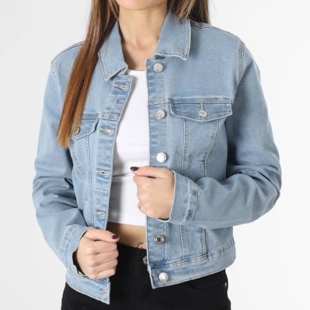 Vero Moda - Giacca di jeans Luna da donna con lavaggio blu