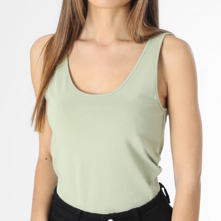 Vero Moda - Camiseta de tirantes para mujer Maxi Tank Top Verde