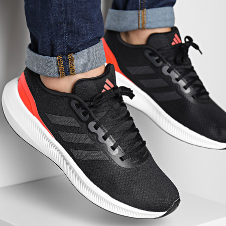 Adidas Sportswear - Baskets RunFalcon 3 HP7550 Core Black Carbon Solar Red
