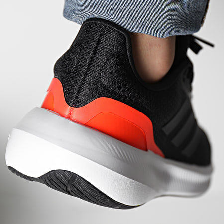 Adidas Sportswear - RunFalcon 3 HP7550 Core Black Carbon Solar Red Sneakers