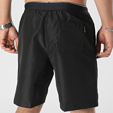 Calvin Klein - Shorts de baño de cintura larga 0859 Negro