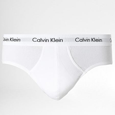 Calvin Klein - Lot De 3 Slips U2661G Noir Blanc Gris Chiné