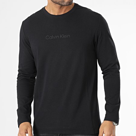 Calvin Klein - GMS3K200 Camiseta de manga larga Negra