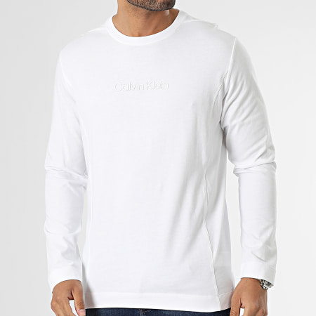 Calvin Klein - GMS3K200 Maglietta a maniche lunghe bianca
