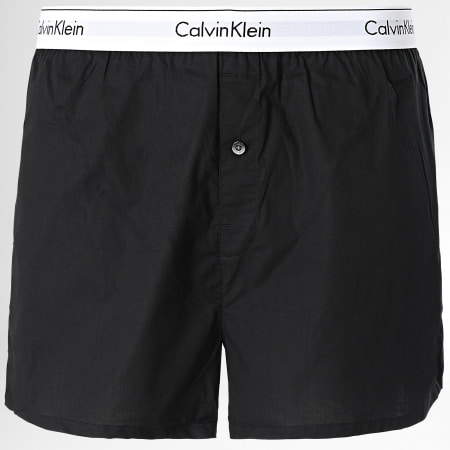 Calvin Klein - Juego de 2 calzoncillos bóxer NB1396A Negro Gris Heather
