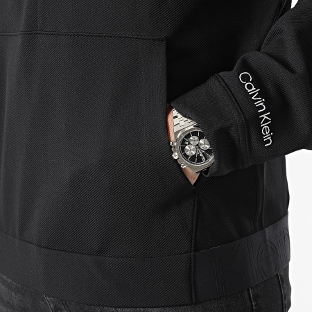 Calvin Klein - GMS3W301 Sudadera con capucha y cremallera Negro