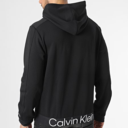 Calvin Klein - GMS3W301 Sudadera con capucha y cremallera Negro