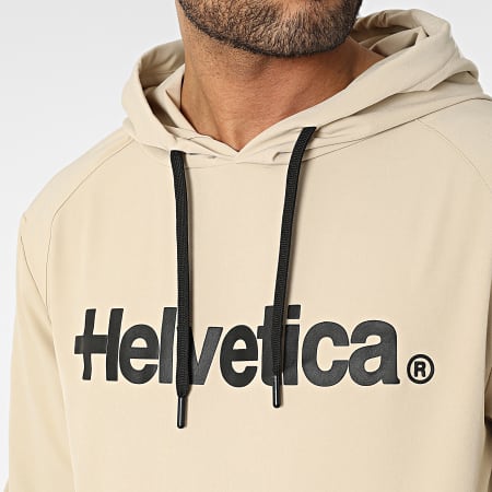 Helvetica - Sweat Capuche Bruges Beige