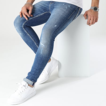 Le Temps Des Cerises - Power C Mistral Jeans skinny in denim blu