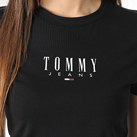 Tommy Jeans - Robe Tee Shirt Femme Lala 2 5357 Noir