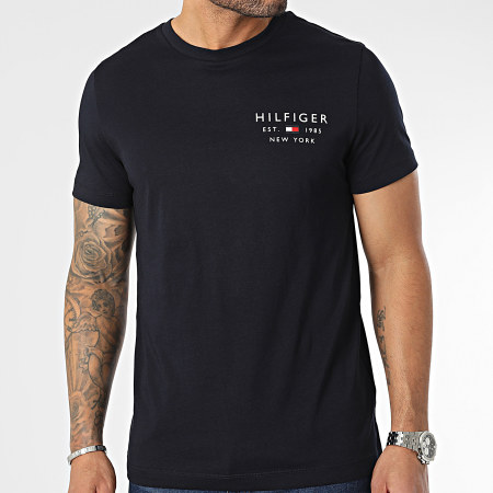 Tommy Hilfiger - Tee Shirt Brand Love Small Logo 0033 Bleu Marine