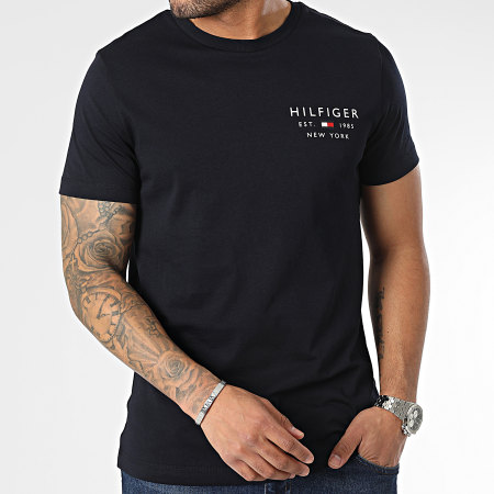 Tommy Hilfiger - Tee Shirt Brand Love Small Logo 0033 Bleu Marine
