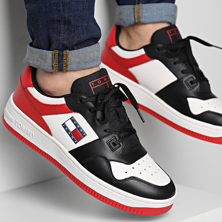Tommy Jeans - Sneakers in pelle 1165 Deep Crimson