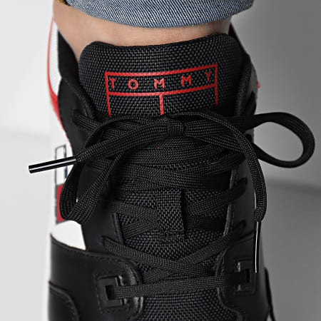 Tommy Jeans - Sneakers in pelle 1165 Deep Crimson