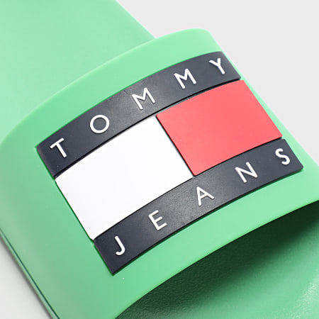 Tommy Jeans - Costume da bagno Pool Slide Essential 1191 Verde Costa